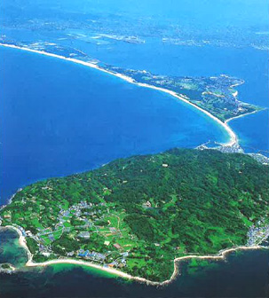 志賀島空撮画像