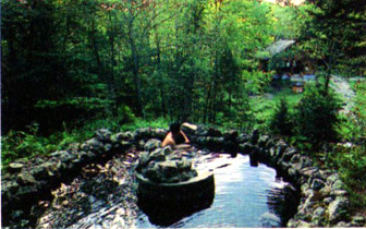 オンネトー湯の滝露天風呂画像