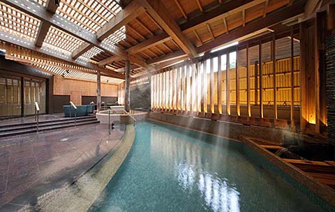函館湯の川温泉 ホテル万惣大浴場画像