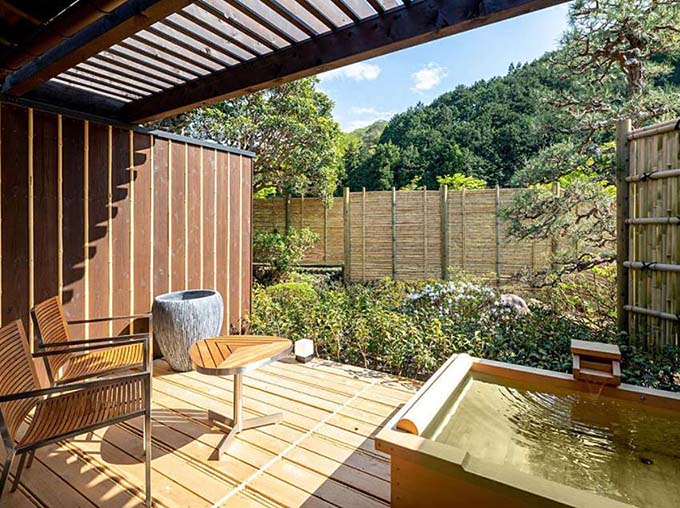 天城湯ヶ島温泉 白壁荘  客室専用露天風呂画像