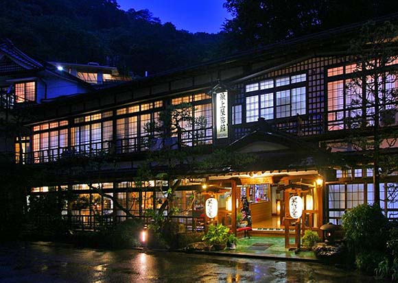 鎌先温泉 最上屋旅館 夜景画像