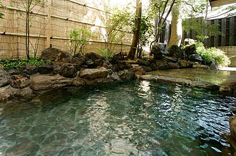 安代温泉和の宿ますや露天風呂画像