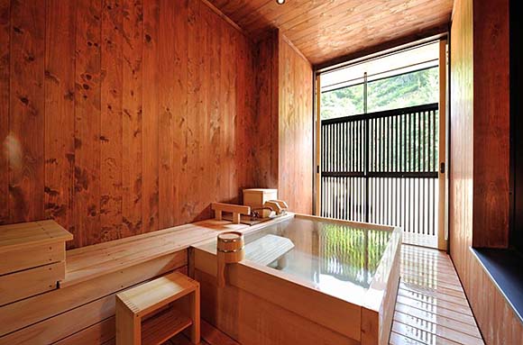 松之山温泉 ひなの宿 ちとせ 客室専用風呂画像
