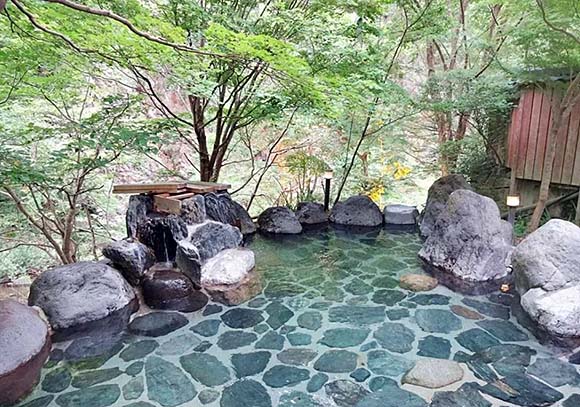 湯西川温泉 ホテル湯西川 露天風呂画像