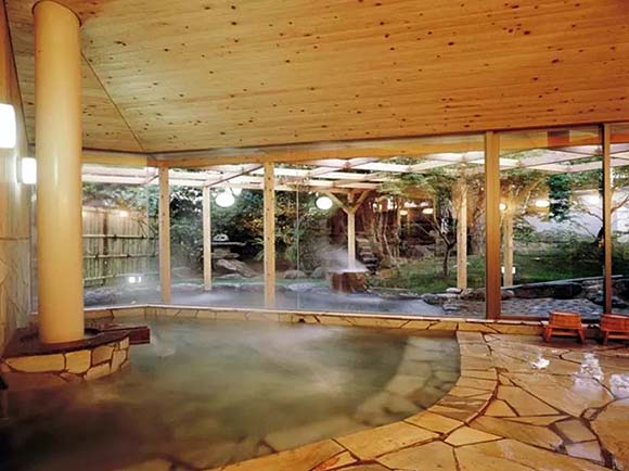 鳥取温泉 観水庭 こぜにや大浴場画像