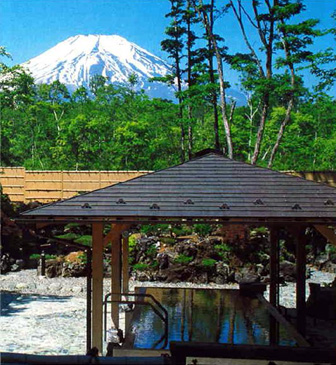 山中湖温泉紅富士の湯露天風呂画像