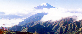 雁ケ腹摺山からの富士山画像