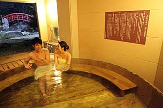 山梨 神の湯温泉 貸切風呂画像