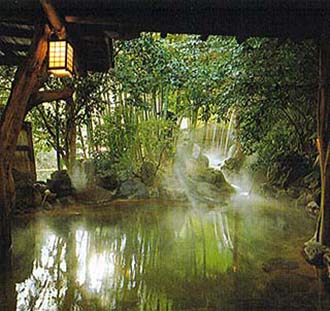 黒川温泉いこい旅館露天風呂画像