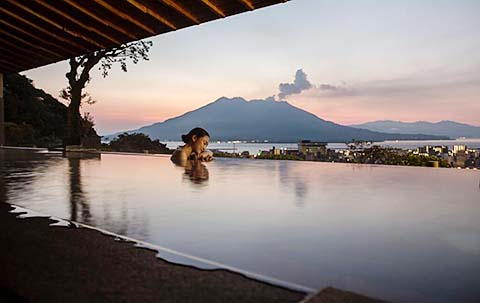 城山温泉さつま乃湯 絶景露天風呂 城山温泉さつま乃湯 絶景露天風呂画像