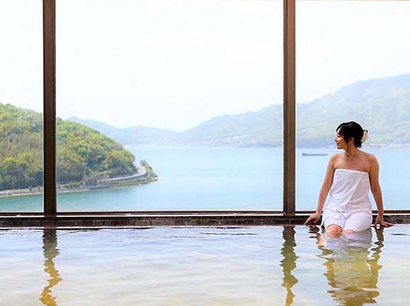 しょうどしま温泉 ベイリゾートホテル小豆島 展望大浴場画像