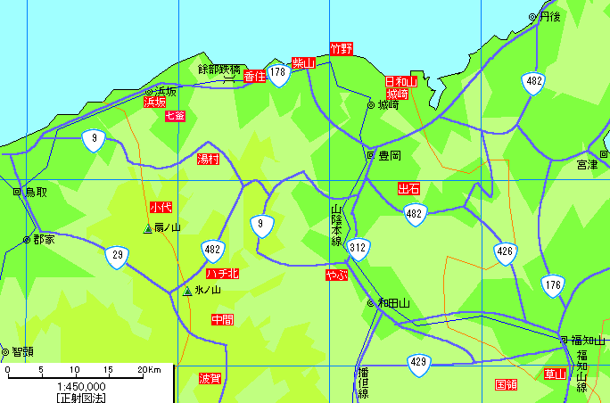 兵庫温泉地図