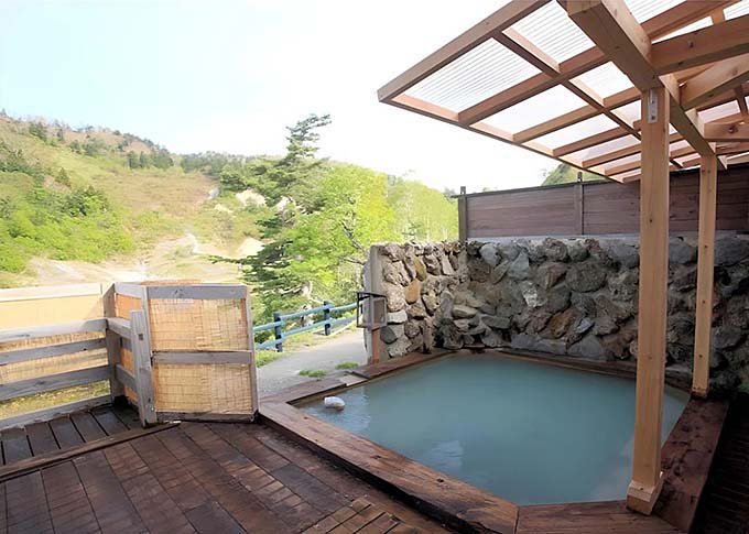 蒸ノ湯温泉 源泉・秘湯の宿 ふけの湯 露天風呂画像