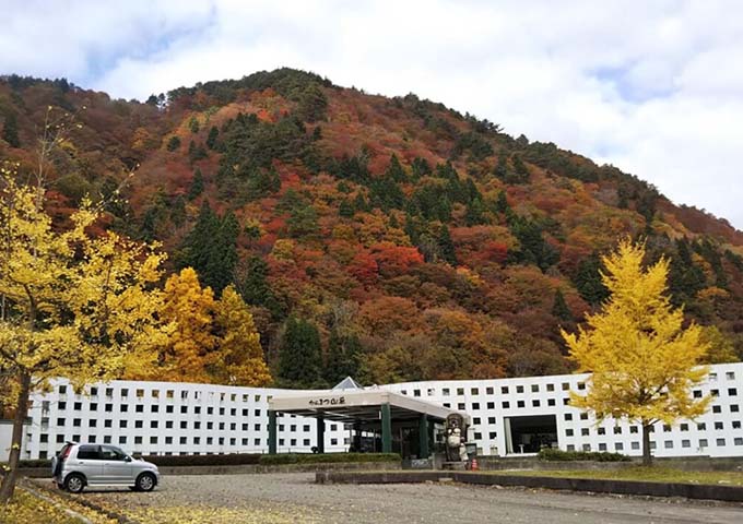 唐松温泉 からまつ山荘 東兵衛温泉 全景画像