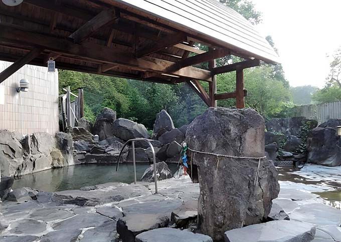 唐松温泉 からまつ山荘 東兵衛温泉 露天風呂画像