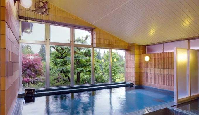 川口温泉 モリボの里 奥羽山荘 大浴場画像