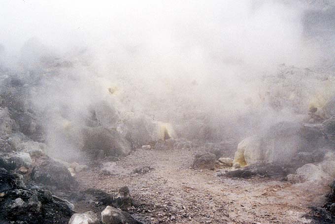 玉川温泉 蒸気噴出口画像