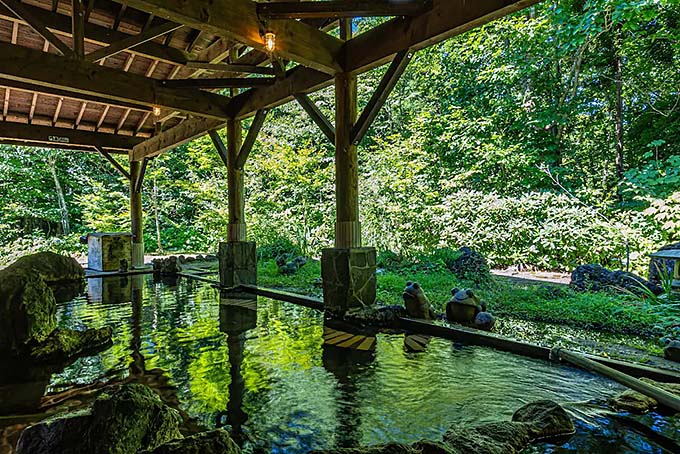 田沢湖高原温泉郷 亀の井ホテル田沢湖 露天風呂画像