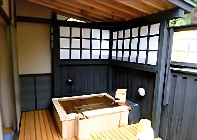 あいのり温泉 羽州路の宿 あいのり 客室専用露天風呂画像