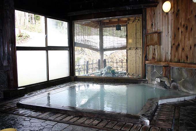 嶽温泉 山のホテル 大浴場画像