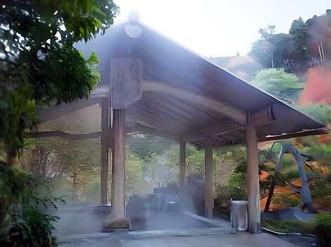 養老渓谷 粟又温泉 露天風呂画像