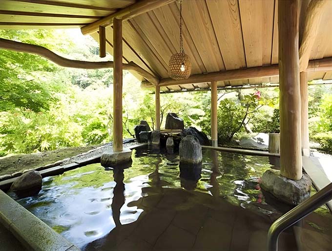 養老渓谷 粟又温泉 露天風呂画像