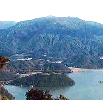 虹岳島温泉と三方五湖画像