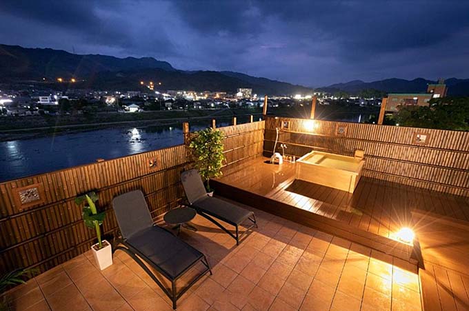 筑後川温泉 清乃屋  絶景貸切露天風呂画像