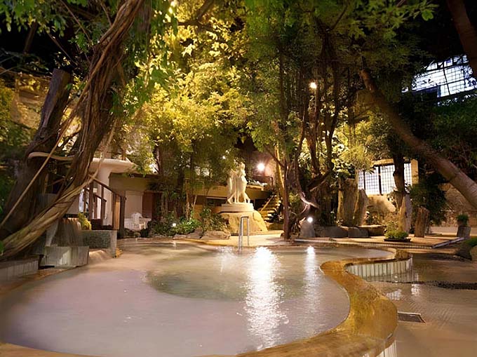 原鶴温泉 泰泉閣 ジャングル風呂画像