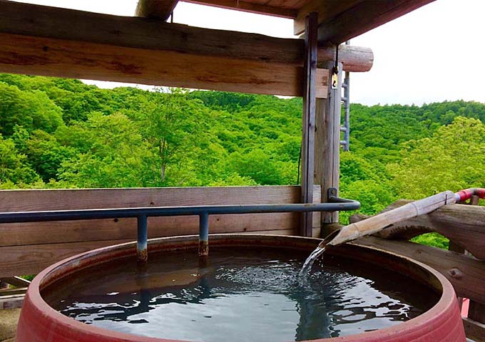 赤湯温泉 好山荘 樽風呂画像