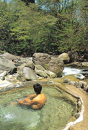 二岐温泉 大丸あすなろ荘 露天風呂画像