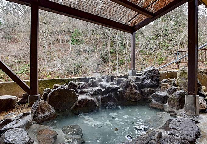 二岐温泉 柏屋旅館 露天風呂画像