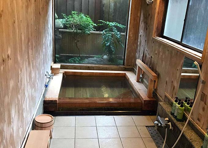 岩瀬湯本温泉 ひのき風呂の宿 分家 ひのき内風呂画像