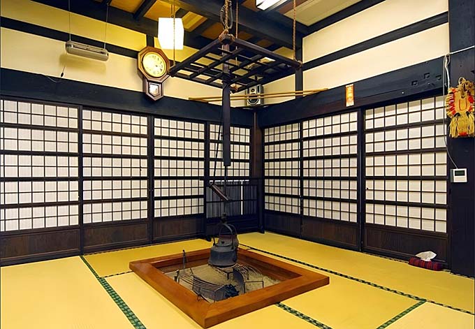 岩瀬湯本温泉 ひのき風呂の宿 分家 囲炉裏画像