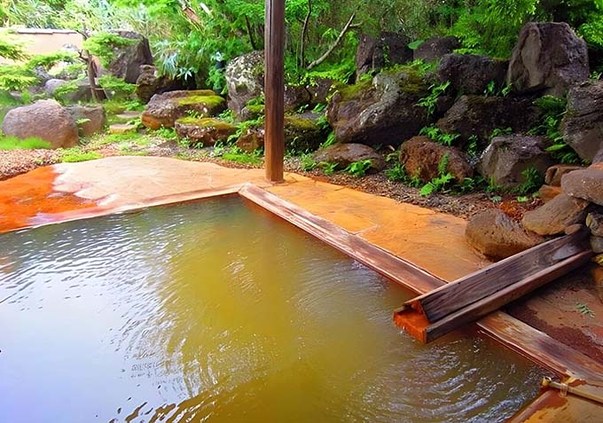 鷲倉温泉 鷲倉温泉高原旅館 露天風呂画像