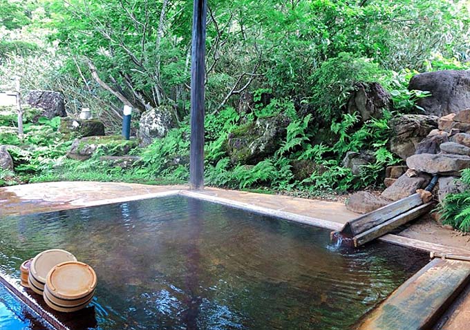 鷲倉温泉 鷲倉温泉高原旅館 露天風呂画像