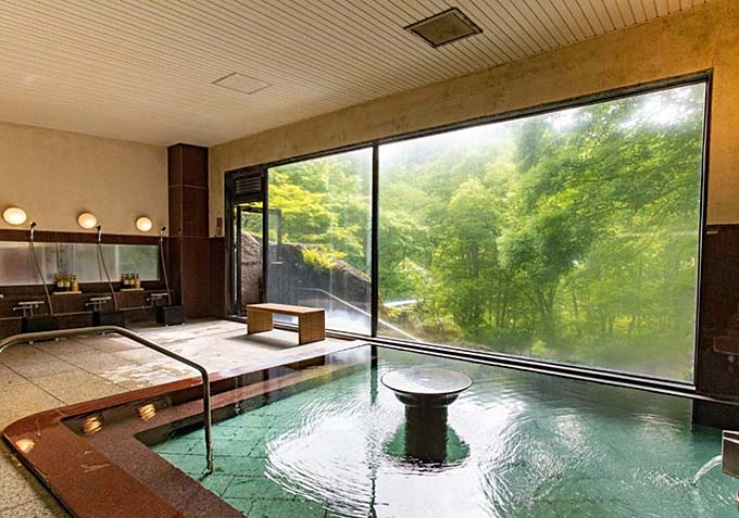 湯野上温泉 こぼうしの湯 洗心亭 大浴場画像