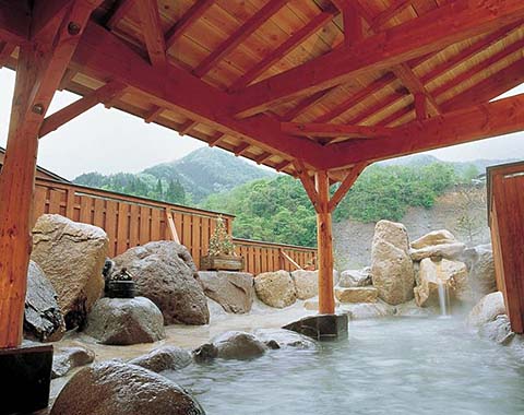 奥飛騨の宿 故郷 露天風呂画像