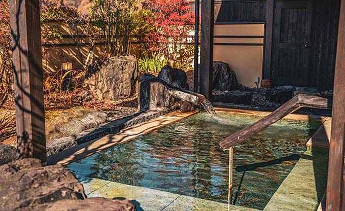 川原湯温泉 山木館 露天風呂画像
