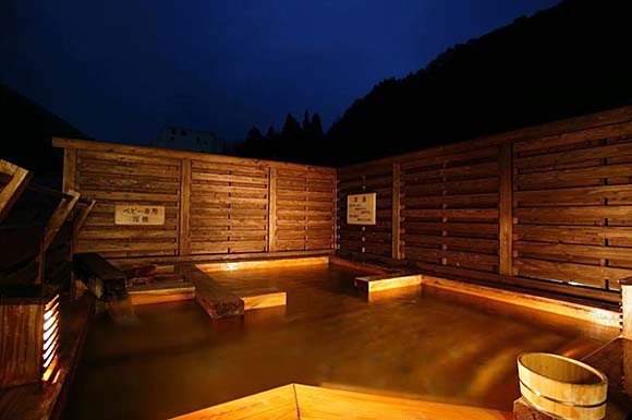 湯檜曽温泉 なかや旅館露天風呂画像