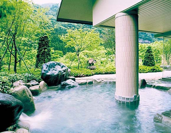 湯檜曽温泉 ホテル湯の陣　露天風呂画像