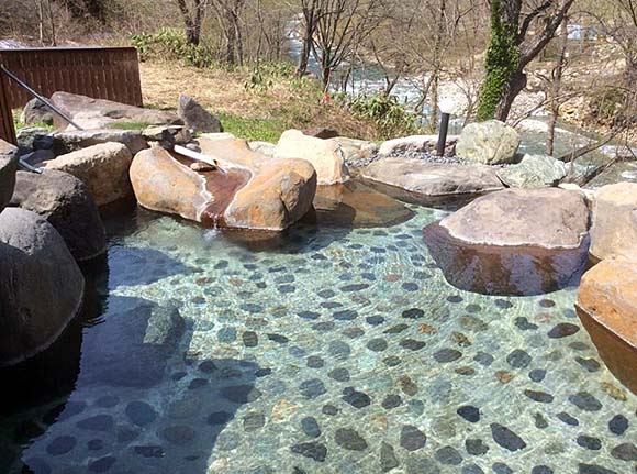 湯檜曽温泉 ホテル湯の陣　野天風呂画像