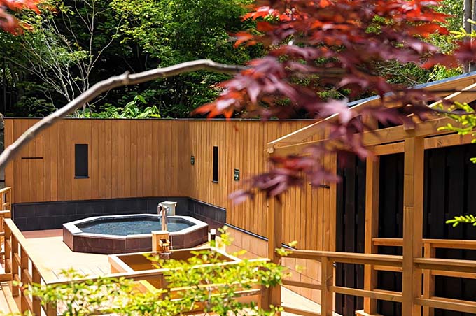 北湯沢温泉 緑の風リゾートきたゆざわ 露天風呂画像