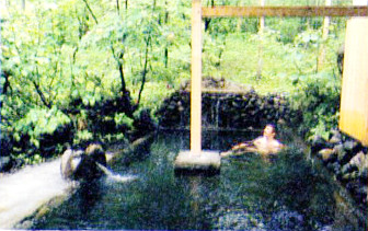 ニセコ新見温泉ホテル木立の湯露天風呂画像