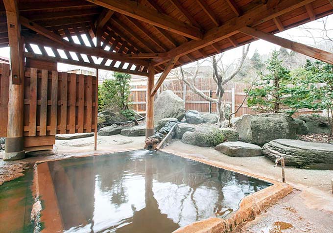 知内温泉 ユートピア和楽園 知内温泉旅館 露天風呂画像