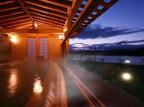 つなぎ温泉ホテル紫苑展望露天風呂画像