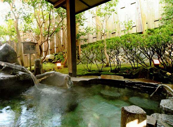 湯の花温泉 安田屋旅館 露天風呂画像