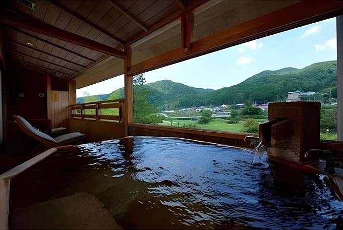 嵯峨沢温泉 嵯峨沢館 貸切露天風呂画像
