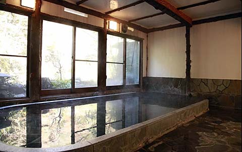 塔ノ沢温泉一の湯本館大浴場画像