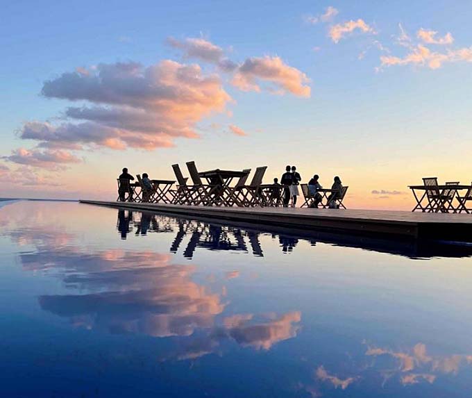 あしずり温泉郷 ザマナ ヴィレッジ 海上デッキ画像